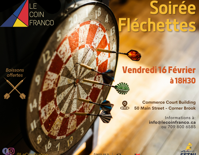 16 Février - Soirée fléchettes