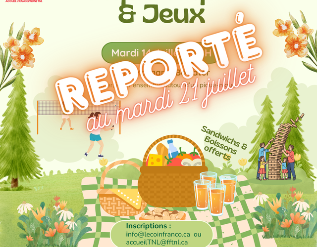 21 juillet - Pique-nique & jeux