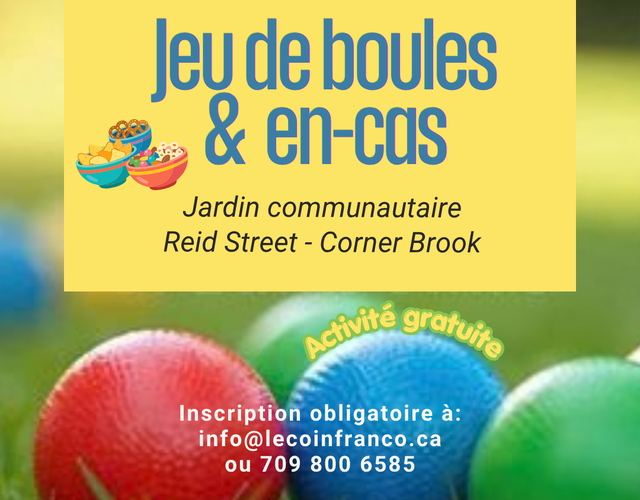 8 octobre - Jeu de boules et en-cas