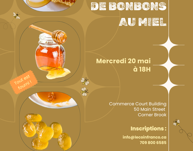 20 mai - Fabrication de bonbons au miel