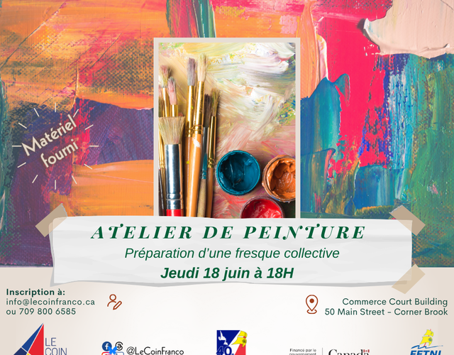 18 juin - Atelier de peinture